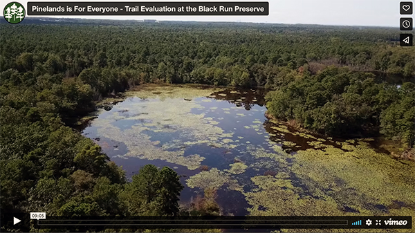 The Pinelands is for everyone, virtual town hall, Trail evaluation at the Black Run Preserve