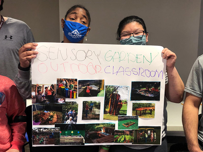 Jewish Community Center planning session for sensory garden and outdoor classroom