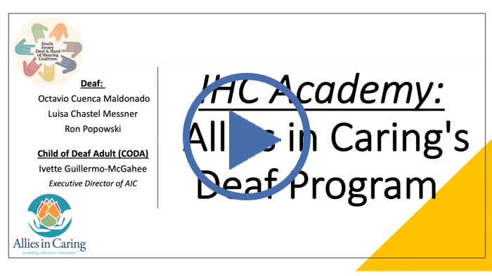 Allies in Caring webinar